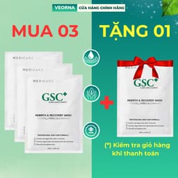 [MUA 04 TẶNG 01] Mặt Nạ GSC Rebirth & Recovery Mask Phục Hồi, Dưỡng Trắng Da, Dùng sau Meso, Phi kim 1