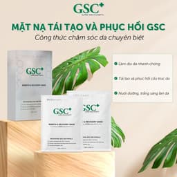 [MUA 04 TẶNG 01] Mặt Nạ GSC Rebirth & Recovery Mask Phục Hồi, Dưỡng Trắng Da, Dùng sau Meso, Phi kim 9