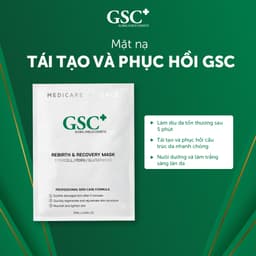 [MUA 04 TẶNG 01] Mặt Nạ GSC Rebirth & Recovery Mask Phục Hồi, Dưỡng Trắng Da, Dùng sau Meso, Phi kim 4