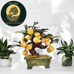 Cây tài lộc bàn Đào đá phong thủy Rồng Việt - thu hút may mắn, tài lộc cho không gian sống. 3