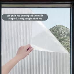 Giấy dán kính mờ chống nhìn trộm riêng tư, Miếng dán mờ kính sóng dọc dán cửa kính văn phòng cửa sổ phòng ngủ đẹp giá rẻ 7