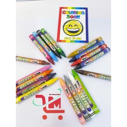 Hộp 12/18 Bút Sáp Màu WINQ CRAYON Màu Sắc Tươi Sáng, Màu Mểm, Mịn, Chất Lượng/Bút Màu Sáp Dành Cho Học Sinh Tiều Học. 2
