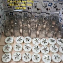 Dao 5 lưỡi cả gioăng thay thế tương thích máy xay sinh tố PL HR2101 HR2102 HR2104 HR2108 2