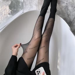 Quần Tất Nơ Siêu HOT Dai Trong - Quần Tất In Hình Nơ 154  { M308 } 8