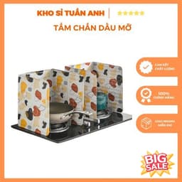 Tấm chắn dầu mỡ bếp ga in hoạ tiết 3D cao cấp,chịu nhiệt tốt an toàn với người sủ dụng 1