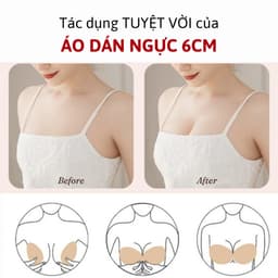 Áo Dán Nâng Ngực Đệm Dày 6cm Giúp Tạo Khe Cho Vòng 1 Căng Tròn Lê Ngọc 322 5
