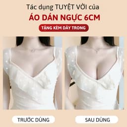 Áo Dán Nâng Ngực Đệm Dày 6cm Giúp Tạo Khe Cho Vòng 1 Căng Tròn Lê Ngọc 322 2