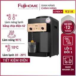 Cây nước nóng lạnh để bàn Nhập Khẩu FUJI WD01E, máy nước nóng lạnh uống trực tiếp dispenser water 1