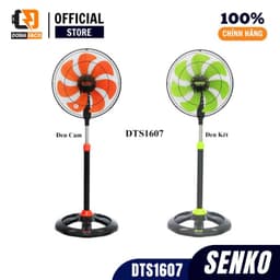 Quạt đứng thân sắt SENKO DTS1607/DTS1601 quạt cây 65W 3 cấp gió mạnh bảo hành chính hãng 24 tháng 2