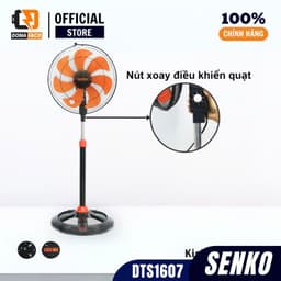 Quạt đứng thân sắt SENKO DTS1607/DTS1601 quạt cây 65W 3 cấp gió mạnh bảo hành chính hãng 24 tháng 3