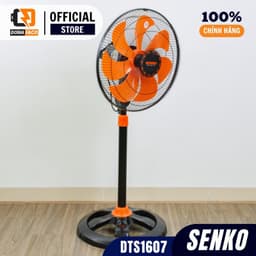 Quạt đứng thân sắt SENKO DTS1607/DTS1601 quạt cây 65W 3 cấp gió mạnh bảo hành chính hãng 24 tháng 7