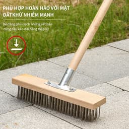 CHỔI SẮT CỌ RỬA RONG RÊU  ĐA NĂNG , VẬT DỤNG HỮU ÍCH CHO GIA ĐÌNH 30CM (shopngocanhngocanh) 7