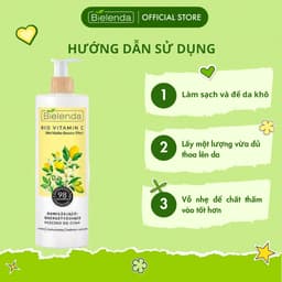 [ORIGINAL DATE 5/2027] Sữa dưỡng thể trắng da Bielenda Bio Vitamin C Moisturizing And Toning Body Milk 250-400ml 6