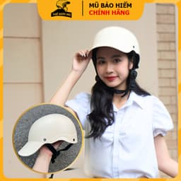 Mũ bảo hiểm lưỡi trai Napoli, nón bảo hiểm 1/2 kết cứng,mỏ liền,nón sơn dành cho nam nữ,bảo hành 12 tháng 3