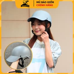 Mũ bảo hiểm lưỡi trai Napoli, nón bảo hiểm 1/2 kết cứng,mỏ liền,nón sơn dành cho nam nữ,bảo hành 12 tháng 4