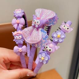 Bờm Tóc Kuromi Siêu Xinh Phong Cách Hàn Quốc Cho Bé Băng Đô Cài Tóc Đính Nơ Xinh Xắn Cho Bé Gái GIA DỤNG VĨNH NGÂN 1