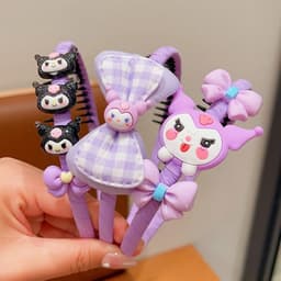 Bờm Tóc Kuromi Siêu Xinh Phong Cách Hàn Quốc Cho Bé Băng Đô Cài Tóc Đính Nơ Xinh Xắn Cho Bé Gái GIA DỤNG VĨNH NGÂN 3