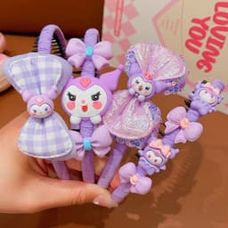 Bờm Tóc Kuromi Siêu Xinh Phong Cách Hàn Quốc Cho Bé Băng Đô Cài Tóc Đính Nơ Xinh Xắn Cho Bé Gái GIA DỤNG VĨNH NGÂN 7