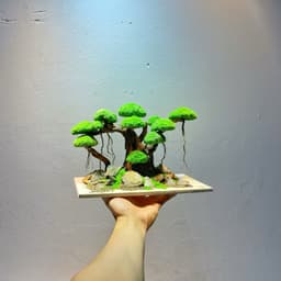 Layout Bonsai Ver.2 Tán Rêu Xanh Gắn Sẵn | Điểm Nhấn Nổi Bật Cho Bể Cá Thuỷ Sinh | RF Aquarium 6