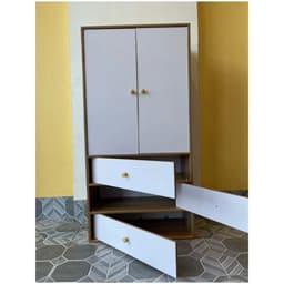 Tủ Quần Áo Gỗ MFC Phủ MELAMINE 3 Ngăn 2 Cánh và Tủ Để Đồ Đa Năng 4 Ngăn 1 Cánh Lớn+1 Cánh Nhỏ 5