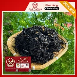 [Lon 100G] Rong Biển Sấy Giòn Lắc Tỏi Phi Ăn Liền Hương Vị Mặn Thơm, Rong Biển Sấy Khô Lắc Tỏi Phi 3
