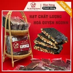Rong Biển Kẹp Hạt Dinh Dưỡng 250g/Túi - Bánh Ngũ Cốc Giòn Tan, Đậm Đà, Mặn Ngọt Tự Nhiên 3