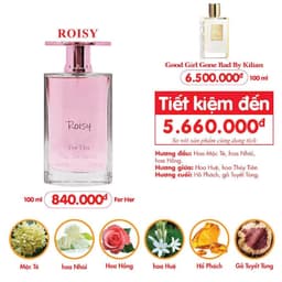 Nước hoa nữ Roisy - QUYẾN RŨ, GỢI CẢM (100ML) 2
