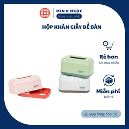 Hộp để khăn giấy để bàn, gia đình, Hộp đựng giấy ăn nhựa Việt Nhật Hokori (2705) , quán ăn tiện dụng 1