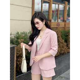 Set Vest Tay Lỡ Quần Đùi Chất Liệu Chéo Hàn Cao Cấp Kiểu Dáng Năng Động Evalover 8