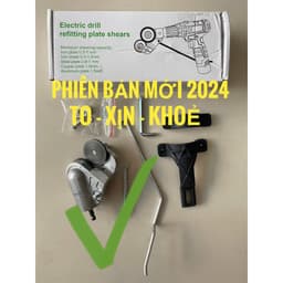 Đầu chuyển Cắt Tôn Thế Hệ Mới 2024-  gắn máy khoan cắt tôn phẳng tôn sóng lưỡi cắt tôn----- 2