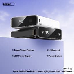 Pin dự phòng sạc nhanh 22.5W Remax RPP-655 20.000mAh và Pin dự phòng 20W REMAX RPP-288 20.000MAh.LKP 2