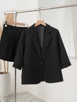 Set Vest Tay Lỡ Quần Đùi Chất Liệu Chéo Hàn Cao Cấp Kiểu Dáng Năng Động Evalover 16
