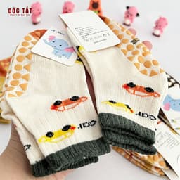 Tất Vớ Em Bé 1-2 Tuổi Nhiều Màu Sắc SKU032 Góc Tất Có Chống Trượt 2