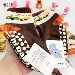 Tất Vớ Em Bé 1-2 Tuổi Nhiều Màu Sắc SKU032 Góc Tất Có Chống Trượt 4