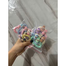 Set 6 Dây chun buộc tóc LABUBU dễ thương dành cho nữ 8