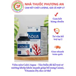 Calci Aqua - Táo đỏ Bạch Mai hỗ trợ xương khớp khỏe mạnh_Sản phẩm chính hãng 1