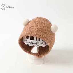 Mũ Len Lông Cừu Dễ Thương, Bảo Vệ Tai và Giữ Ấm Tốt Nhất Cho Trẻ Em Vào Mùa Thu Đông 🧣❄️ 9