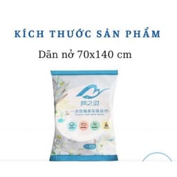 Khăn Tắm Nén 70x140cm Khăn Cotton Dùng Một Lần Khăn Du Lịch Khách Sạn Cắm Trại Tiện Lợi 3