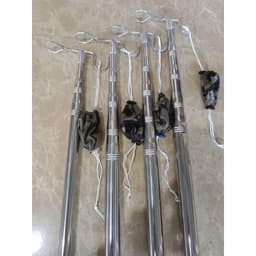Sào rút inox đa năng Sào inox bẫy chim treo lồng đầy đủ kích cỡ tặng kèm 1 móc sào và túi bổi 1