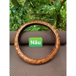 Bọc Vô Lăng Cao Cấp DA  cac bon Vân Gỗ đủ size các dòng xe 3