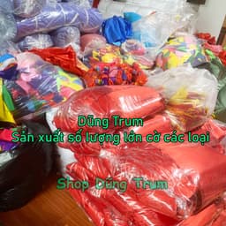 Cờ Đảng vải Sa Tanh chịu nắng mưa tốt đầy đủ kích thước 6