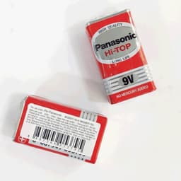 Pin vuông 9V 500mAh Panasonic và Pin 9V rẻ đủ hiệu. LKP 1