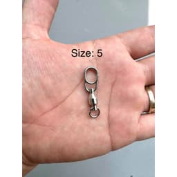 Khóa Link Dáng Tròn Chống Xoắn cho Săn Hàng Cá To Chất Lượng Cao 7