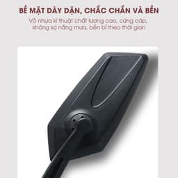 Gương chiếu hậu xe đạp, xe điện chất lượng, Gương xe đạp thể thao siêu trong và góc nhìn rộng - GX04 7