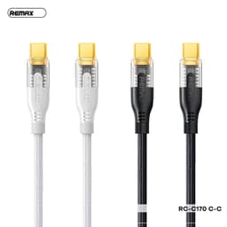 Cáp sạc nhanh 60W Remax RC-C170 (2 đầu Type-c) và 60W Hoco X94 dài 1M 2 đầu Type-c 1
