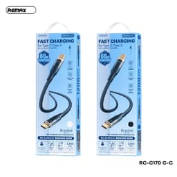 Cáp sạc nhanh 60W Remax RC-C170 (2 đầu Type-c) và 60W Hoco X94 dài 1M 2 đầu Type-c 6