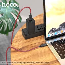 Cáp sạc nhanh 60W Remax RC-C170 (2 đầu Type-c) và 60W Hoco X94 dài 1M 2 đầu Type-c 9
