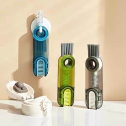 Cọ Vệ Sinh Đa Năng 3 in 1: Dụng Cụ Làm Sạch Cốc, Bình Sữa, Bình Nước và Bài Chải Khe Hở Xoay 360° 2