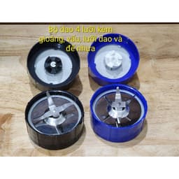 Bộ dao xay 4 lưỡi máy xay đa năng magic, sunhouse 4