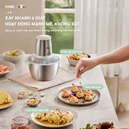 Máy Xay Thịt Bear CH-4H03F, Cối Inox 304 1.8Lit - Công Suất 300w, Hàng Chính Hãng 5